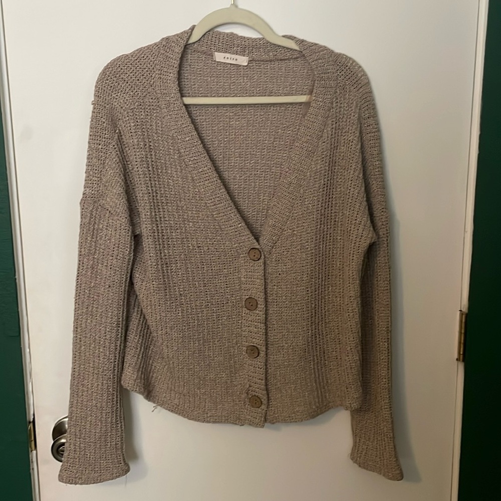 Knit lightweight cardigan